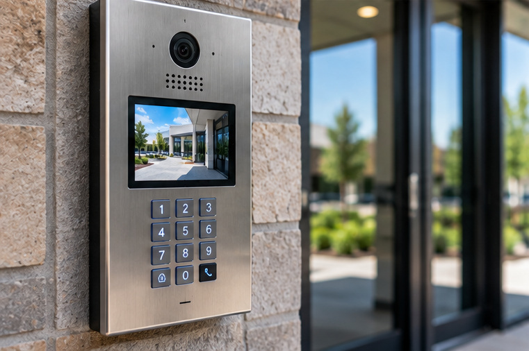 Commercial video intercom door entry panel